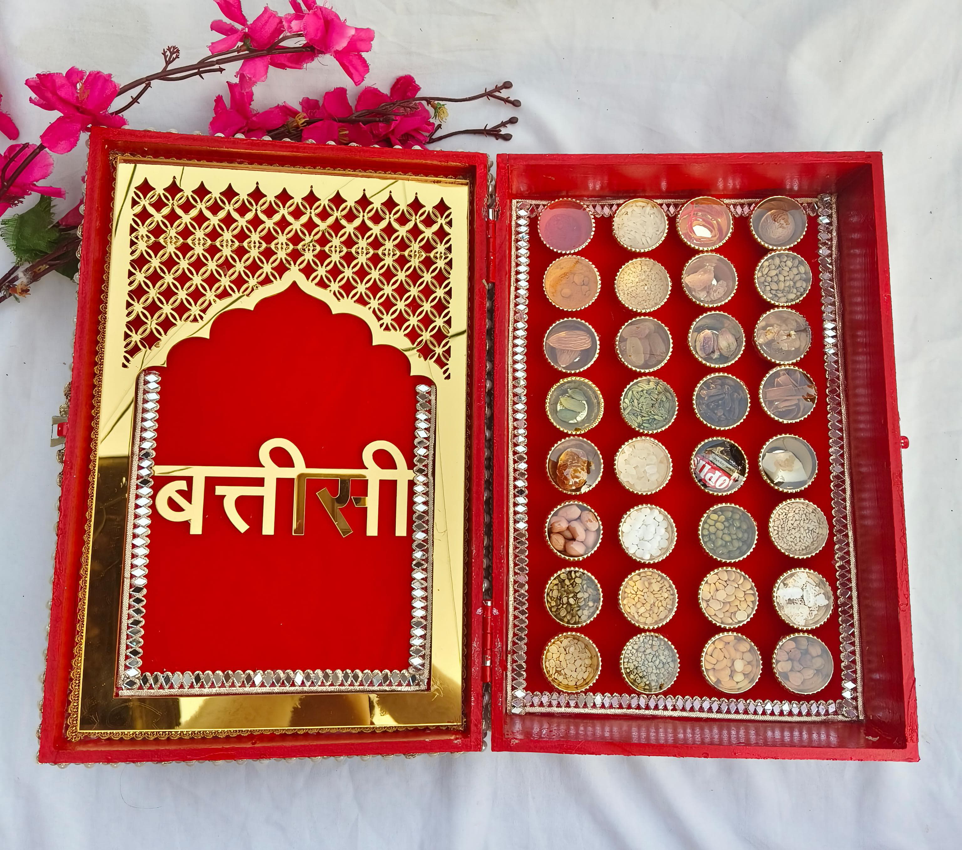 Red Batisi Kumkum Gift Box